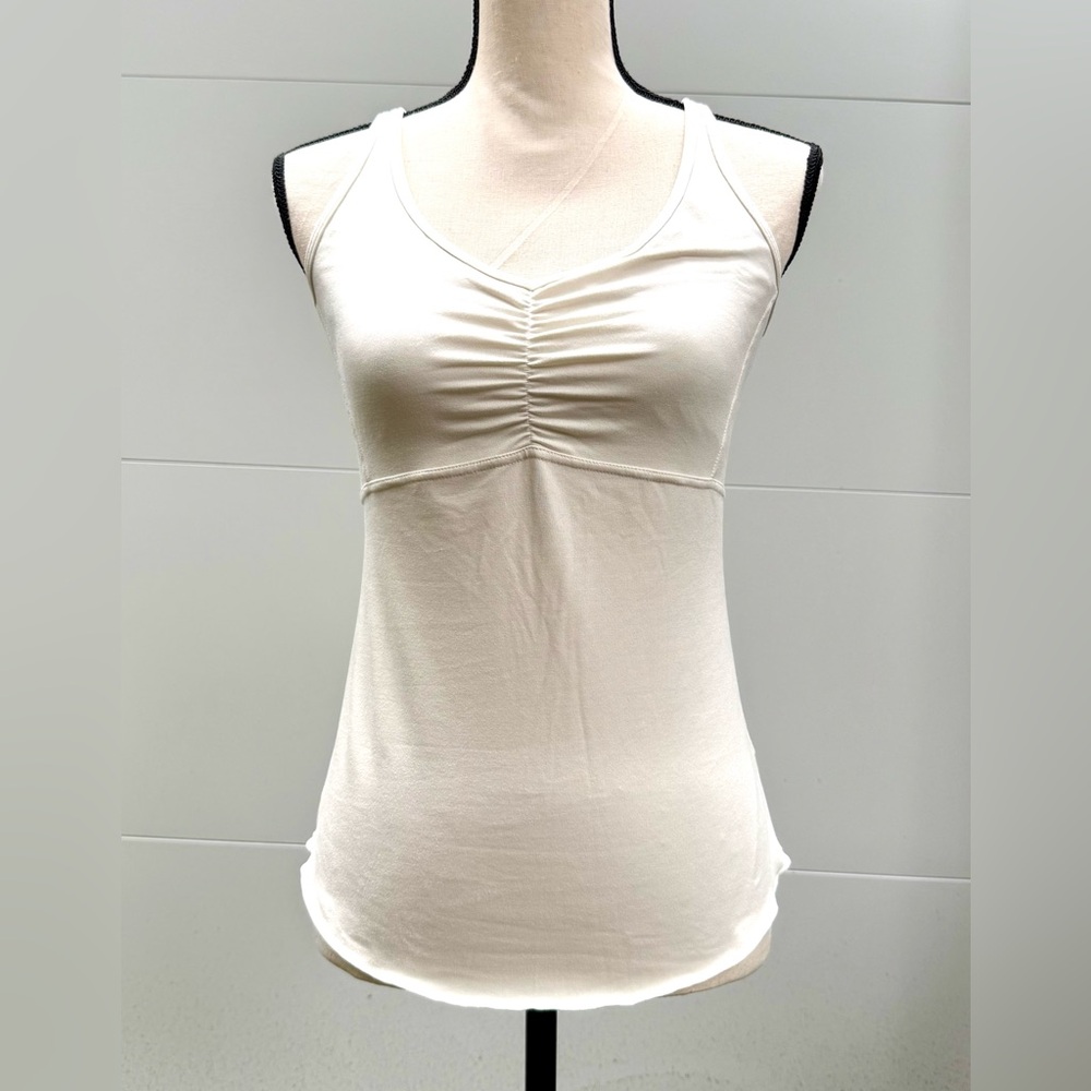 Prana Cream White Yoga Tank Top